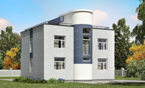 180-005-П Проект двухэтажного дома, просторный дом из поризованных блоков Старый Оскол | Проекты домов от House Expert