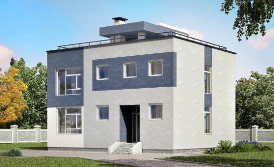 180-005-П Проект двухэтажного дома, просторный дом из поризованных блоков Старый Оскол | Проекты домов от House Expert