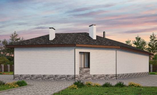 145-001-Л Проект бани из арболита Шебекино | Проекты одноэтажных домов от House Expert