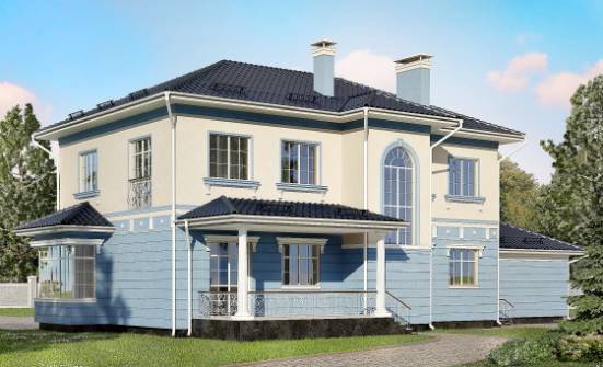 285-003-Л Проект двухэтажного дома, гараж, красивый домик из кирпича Белгород | Проекты домов от House Expert