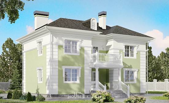 155-005-П Проект двухэтажного дома, классический дом из газосиликатных блоков Валуйки | Проекты домов от House Expert
