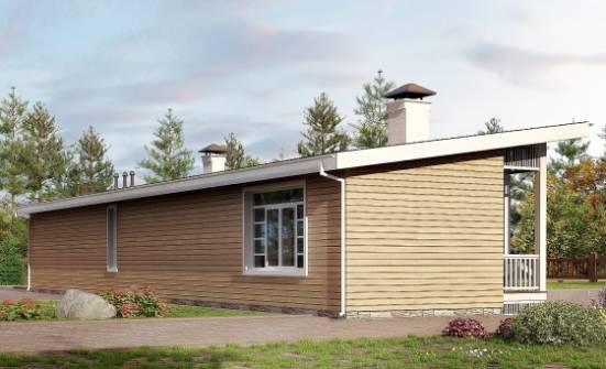 110-004-Л Проект бани из кирпича Губкин | Проекты одноэтажных домов от House Expert