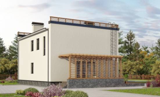 215-002-Л Проект двухэтажного дома, уютный загородный дом из бризолита Шебекино | Проекты домов от House Expert
