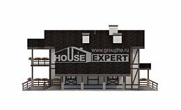 250-002-Л Проект двухэтажного дома с мансардным этажом и гаражом, современный дом из кирпича Губкин, House Expert