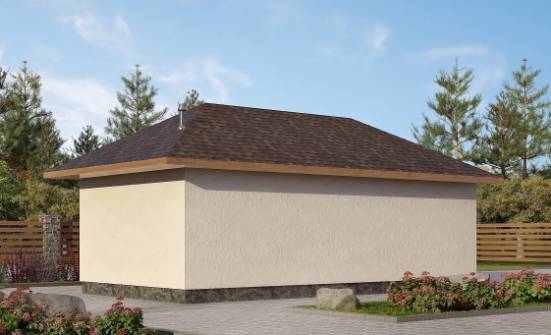 040-001-П Проект гаража из арболита Новый Оскол | Проекты домов от House Expert