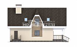 125-001-Л Проект двухэтажного дома с мансардой, уютный дом из арболита Валуйки, House Expert