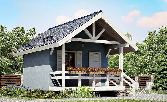 020-001-П Проект одноэтажного дома, уютный дом из дерева Алексеевка | Проекты домов от House Expert